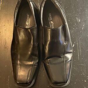 Deer Stags Men's Shiny Black Slip-On Loafers
